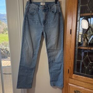 DRIFTWOOD EUC Women’s High-rise Straight-leg Jeans Light Wash